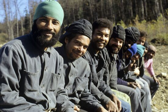 Cuban workers in Russian Far East