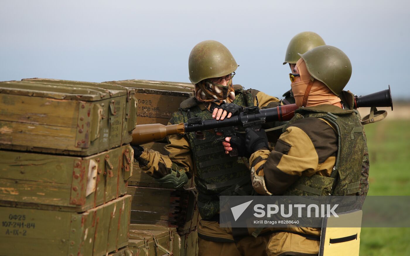 Russia Ukraine Military Operation Partial Mobilisation Training