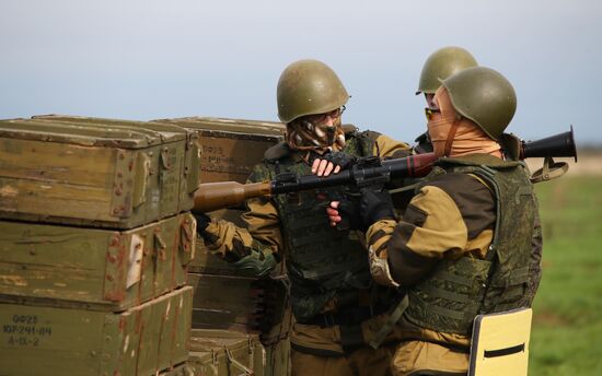 Russia Ukraine Military Operation Partial Mobilisation Training