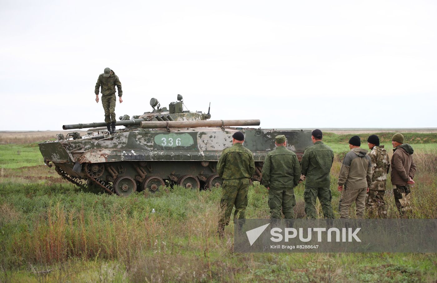 Russia Ukraine Military Operation Partial Mobilisation Training