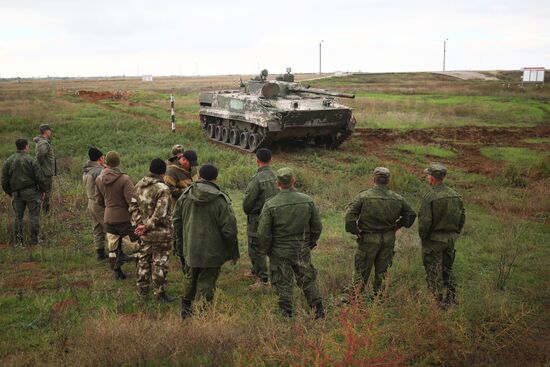 Russia Ukraine Military Operation Partial Mobilisation Training
