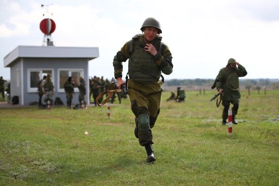 Russia Ukraine Military Operation Partial Mobilisation Training