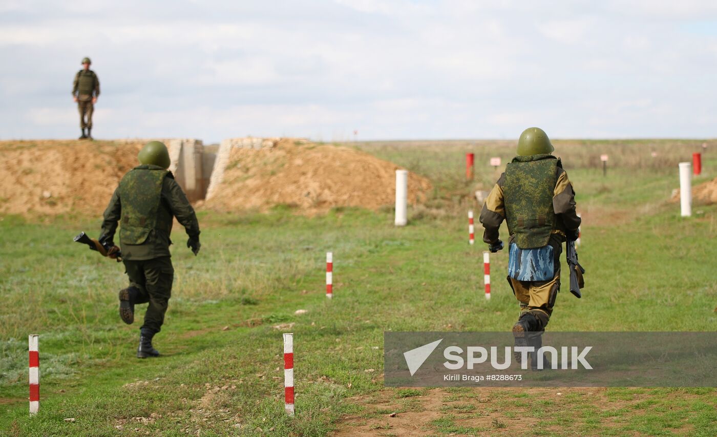 Russia Ukraine Military Operation Partial Mobilisation Training