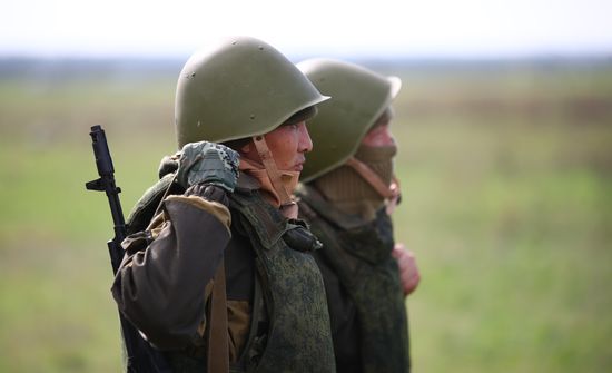 Russia Ukraine Military Operation Partial Mobilisation Training