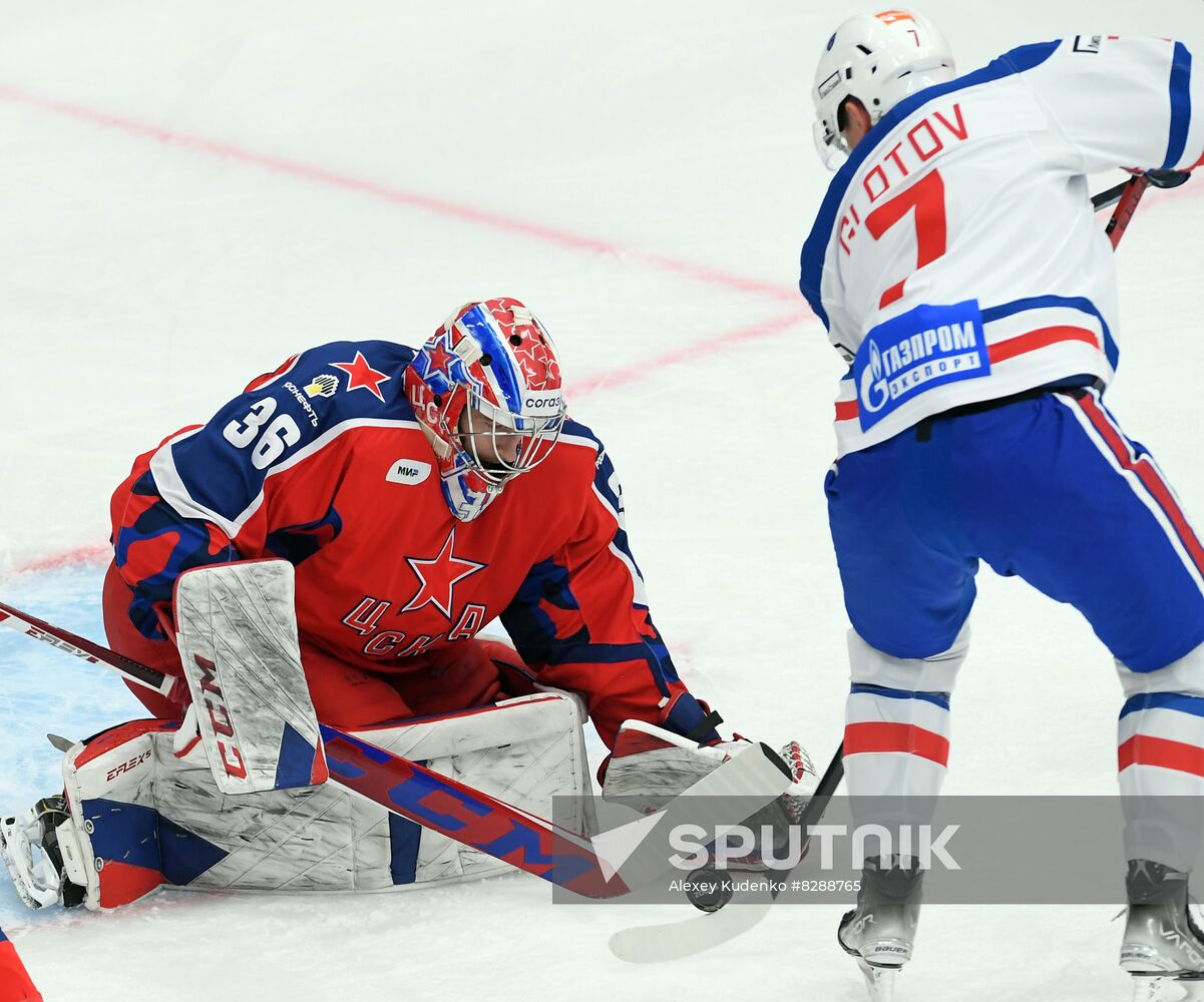 Russia Ice Hockey Kontinental League CSKA - SKA