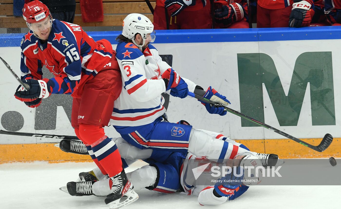 Russia Ice Hockey Kontinental League CSKA - SKA