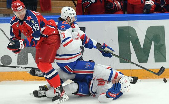 Russia Ice Hockey Kontinental League CSKA - SKA