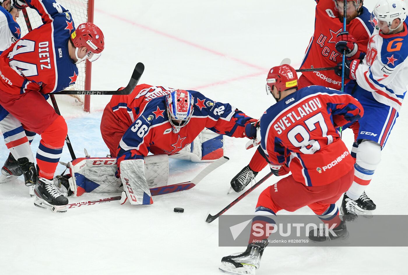 Russia Ice Hockey Kontinental League CSKA - SKA