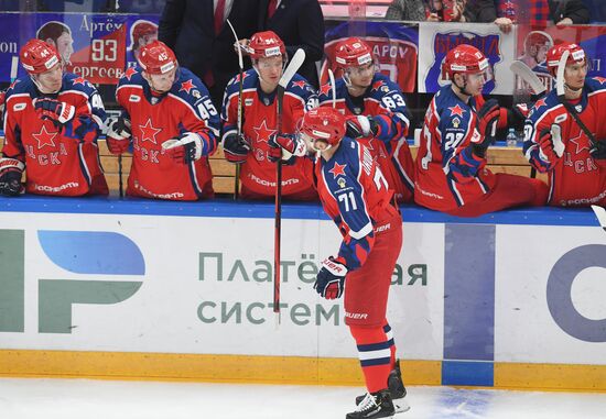 Russia Ice Hockey Kontinental League CSKA - SKA