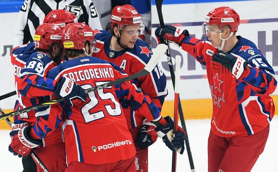 Russia Ice Hockey Kontinental League CSKA - SKA