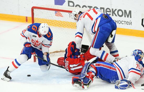 Russia Ice Hockey Kontinental League CSKA - SKA