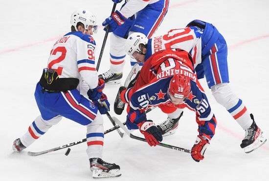 Russia Ice Hockey Kontinental League CSKA - SKA