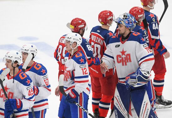 Russia Ice Hockey Kontinental League CSKA - SKA