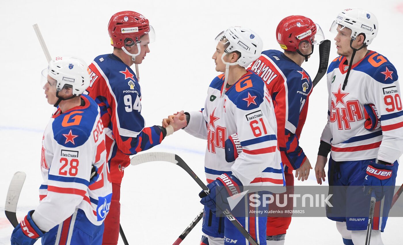 Russia Ice Hockey Kontinental League CSKA - SKA