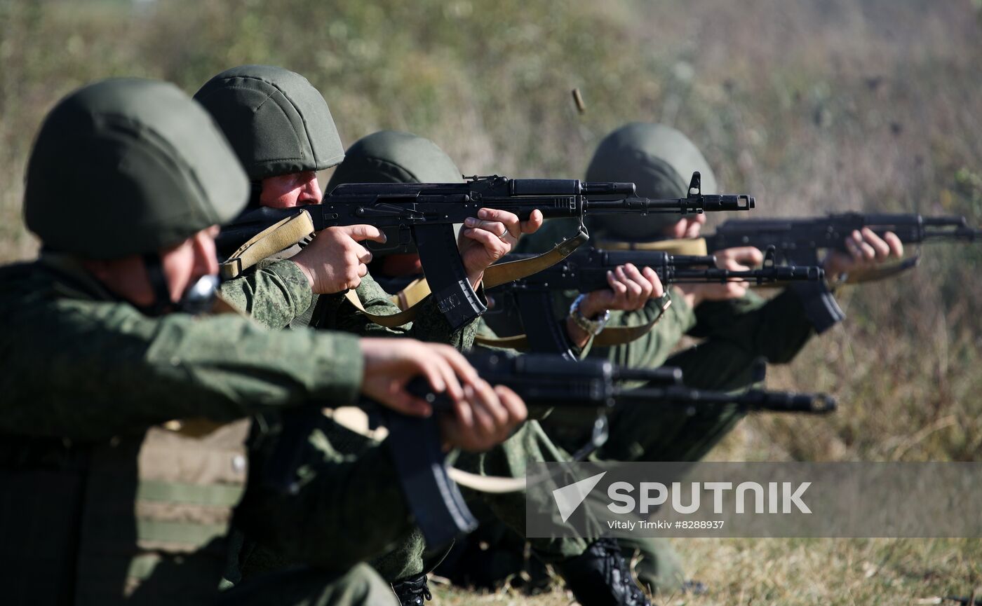 Russia Ukraine Military Operation Partial Mobilisation Training