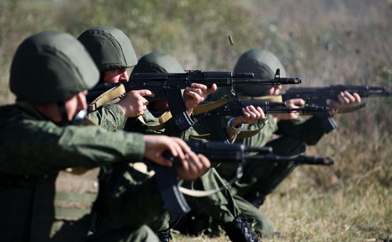 Russia Ukraine Military Operation Partial Mobilisation Training