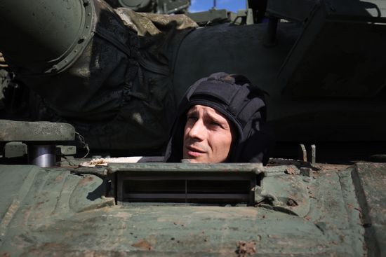Russia Ukraine Military Operation Partial Mobilisation Training