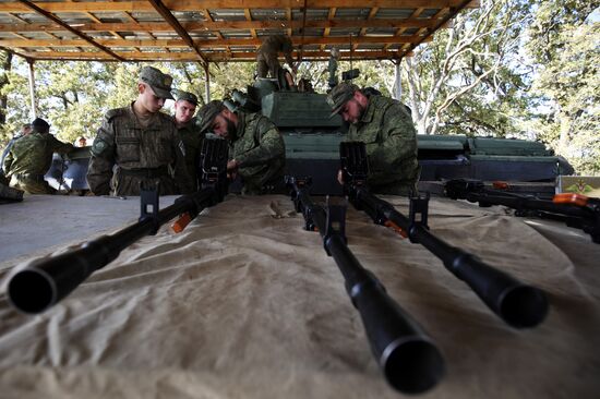 Russia Ukraine Military Operation Partial Mobilisation Training