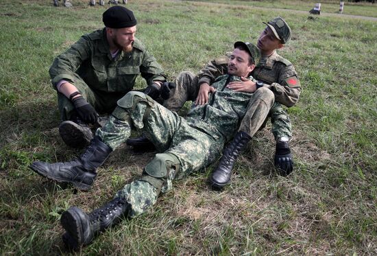 Russia Ukraine Military Operation Partial Mobilisation Training