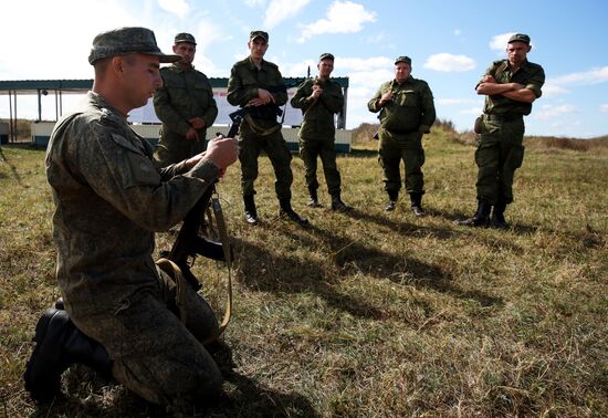 Russia Ukraine Military Operation Partial Mobilisation Training