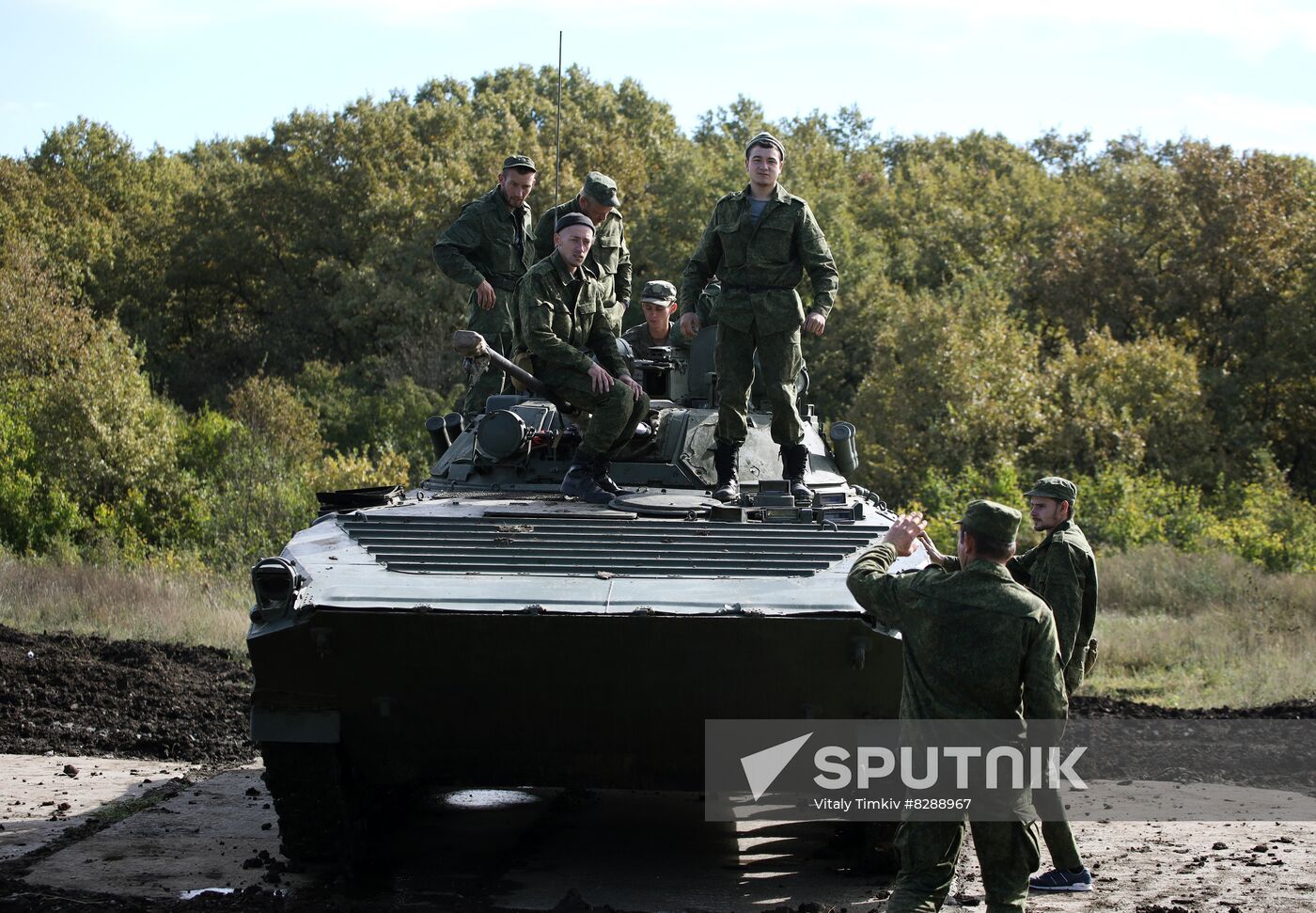 Russia Ukraine Military Operation Partial Mobilisation Training