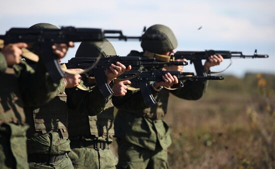 Russia Ukraine Military Operation Partial Mobilisation Training