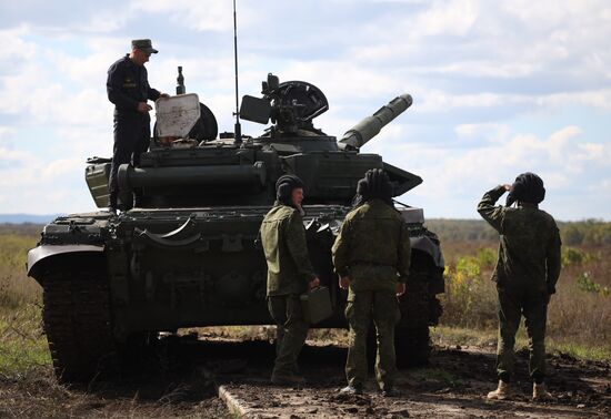 Russia Ukraine Military Operation Partial Mobilisation Training