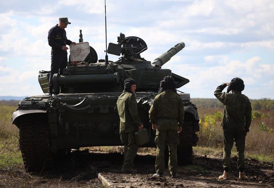 Russia Ukraine Military Operation Partial Mobilisation Training
