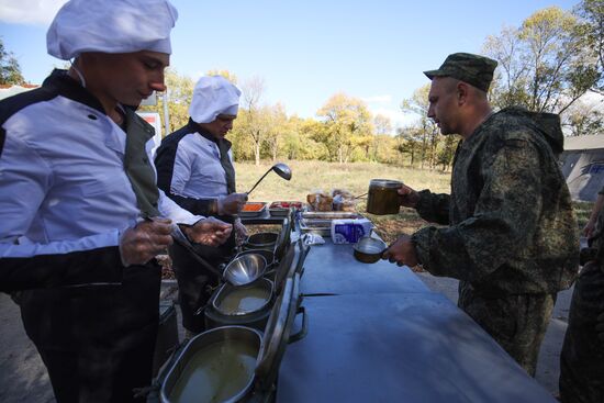 Russia Ukraine Military Operation Partial Mobilisation Training