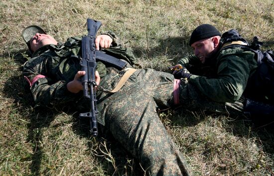 Russia Ukraine Military Operation Partial Mobilisation Training