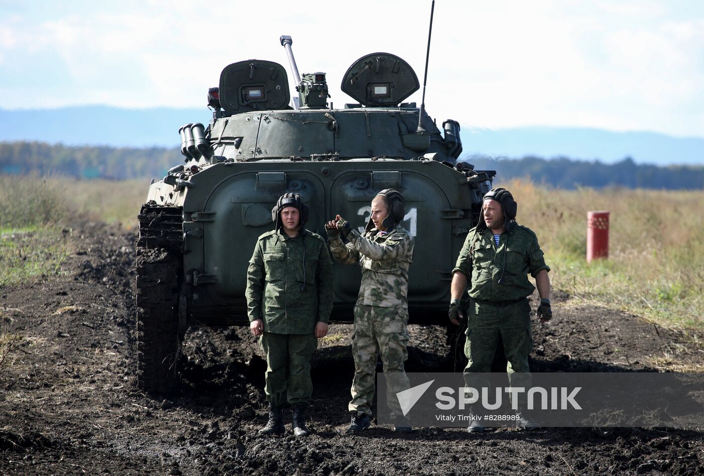 Russia Ukraine Military Operation Partial Mobilisation Training