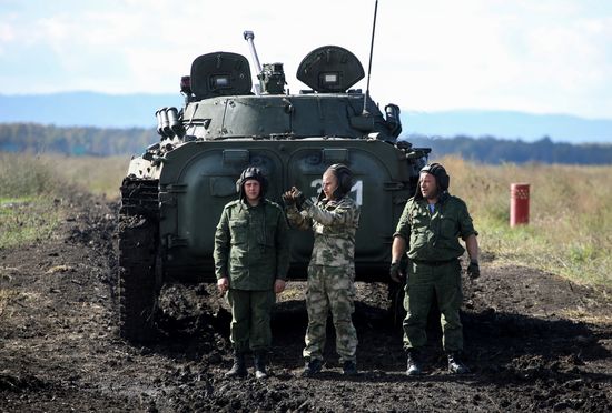 Russia Ukraine Military Operation Partial Mobilisation Training
