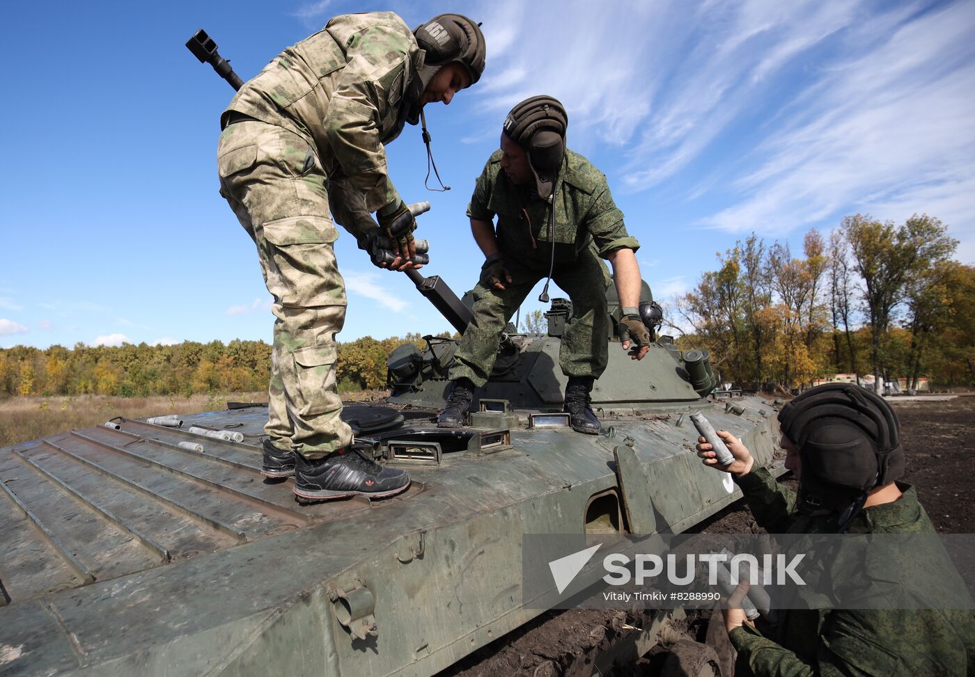 Russia Ukraine Military Operation Partial Mobilisation Training
