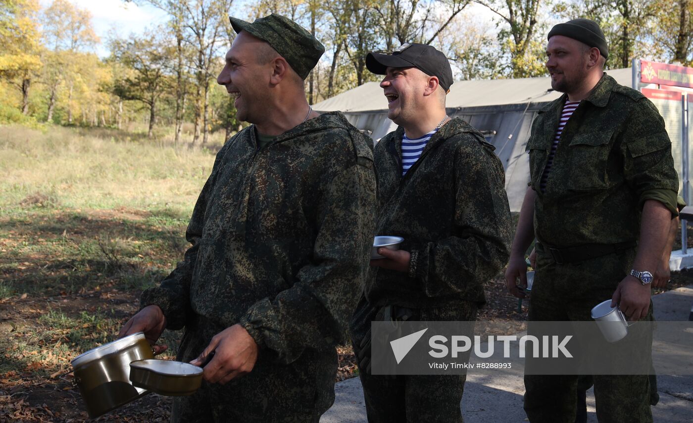 Russia Ukraine Military Operation Partial Mobilisation Training