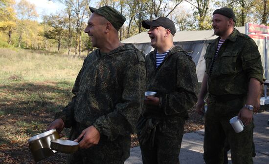 Russia Ukraine Military Operation Partial Mobilisation Training