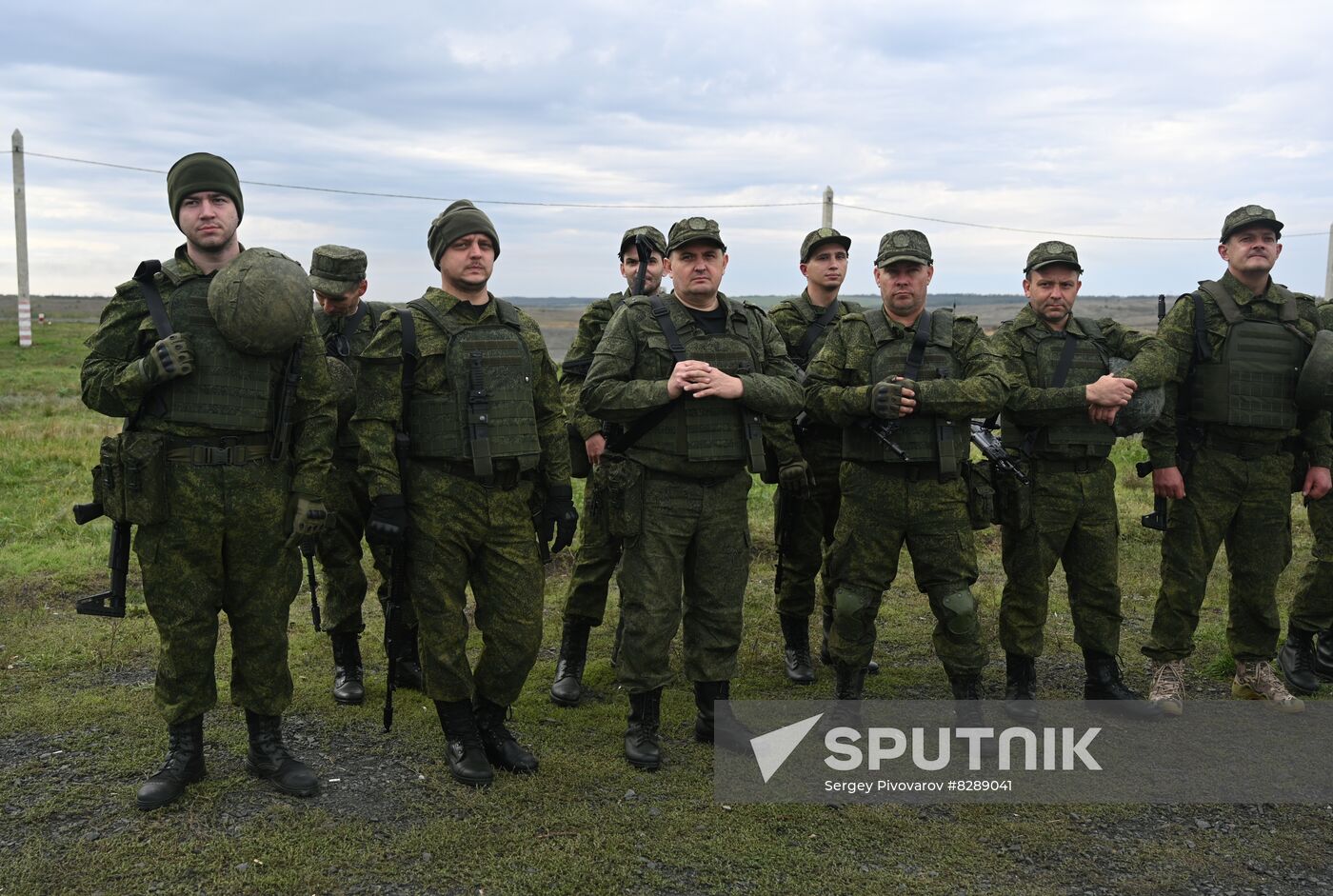 Russia Ukraine Military Operation Partial Mobilisation Training