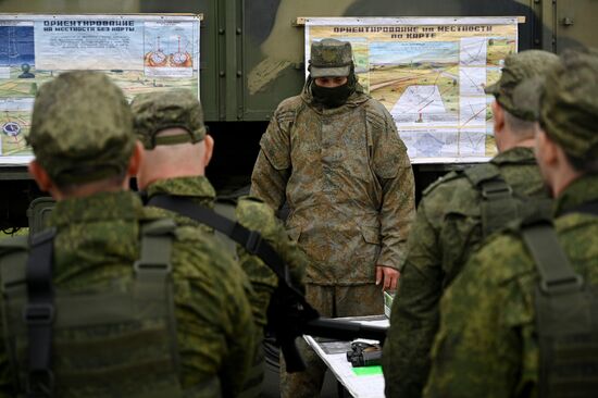 Russia Ukraine Military Operation Partial Mobilisation Training