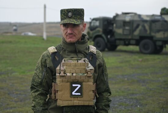 Russia Ukraine Military Operation Partial Mobilisation Training