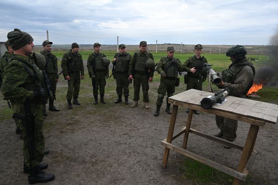 Russia Ukraine Military Operation Partial Mobilisation Training