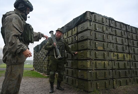 Russia Ukraine Military Operation Partial Mobilisation Training