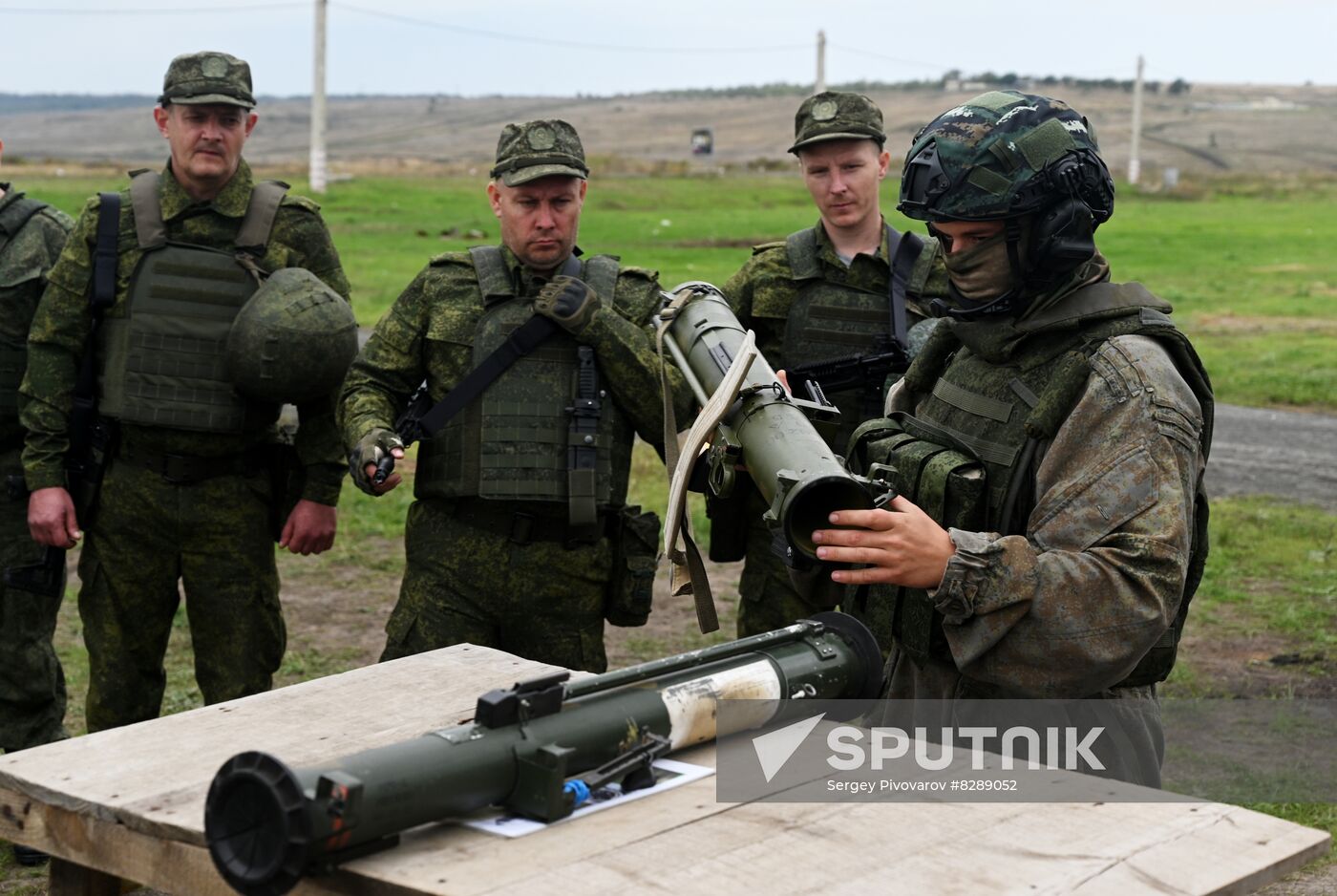 Russia Ukraine Military Operation Partial Mobilisation Training
