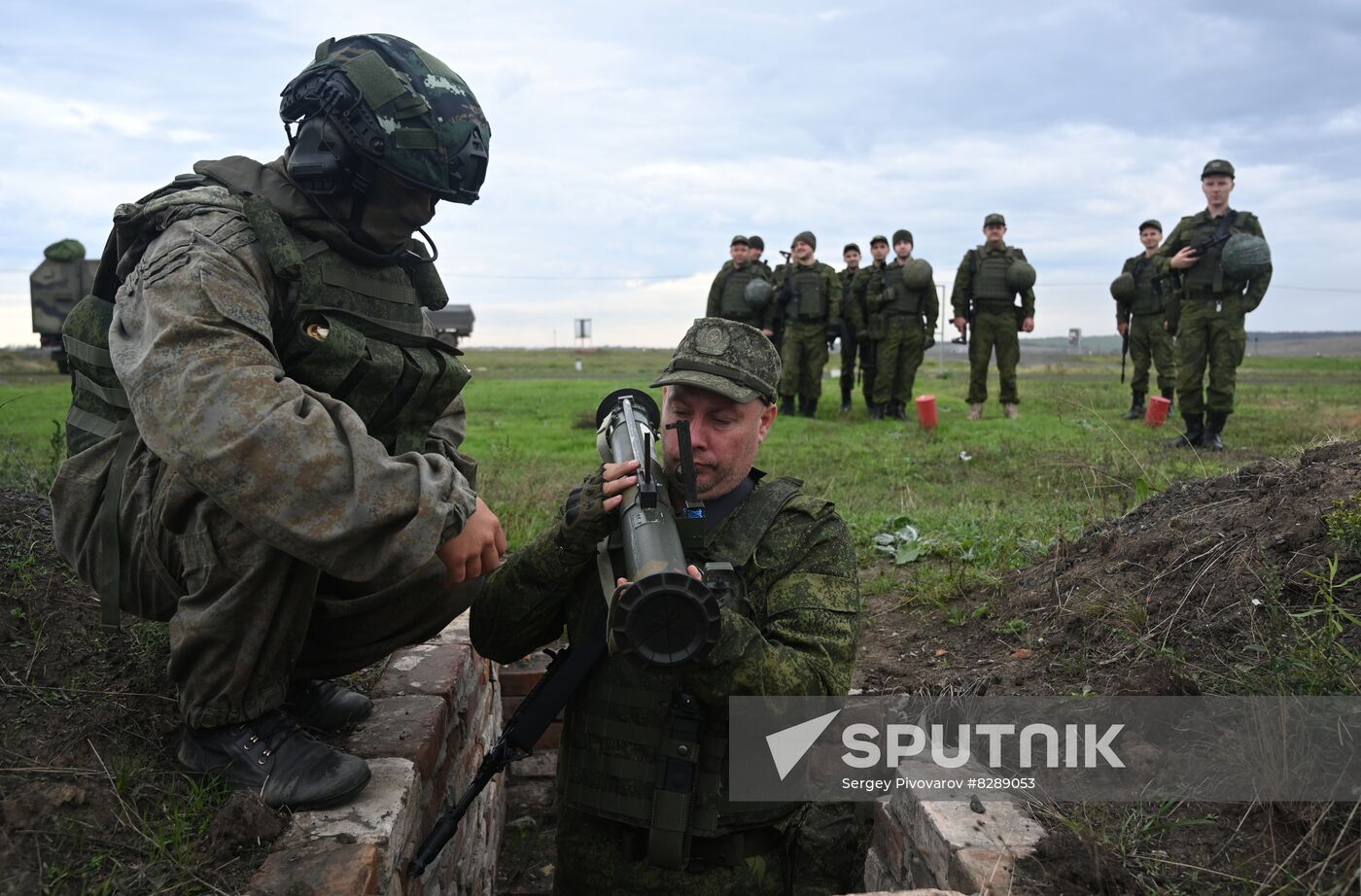 Russia Ukraine Military Operation Partial Mobilisation Training