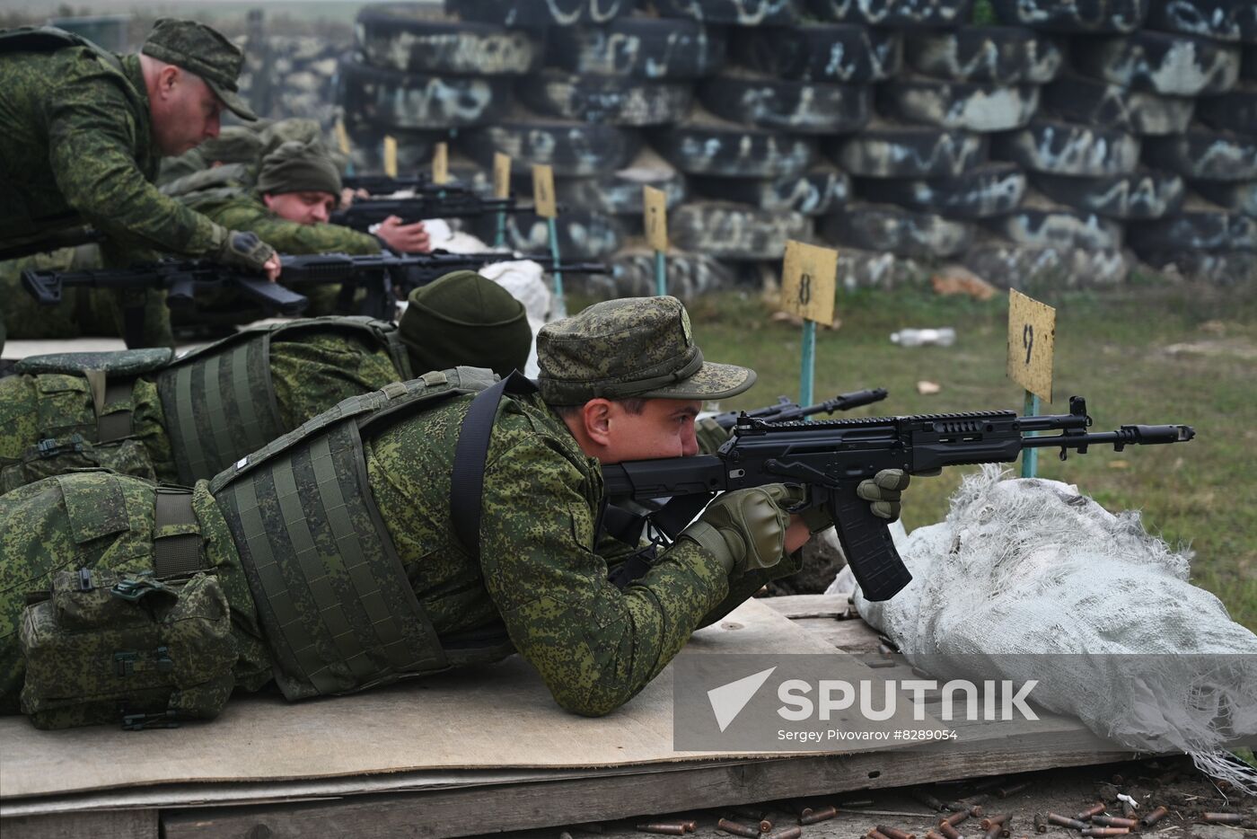 Russia Ukraine Military Operation Partial Mobilisation Training