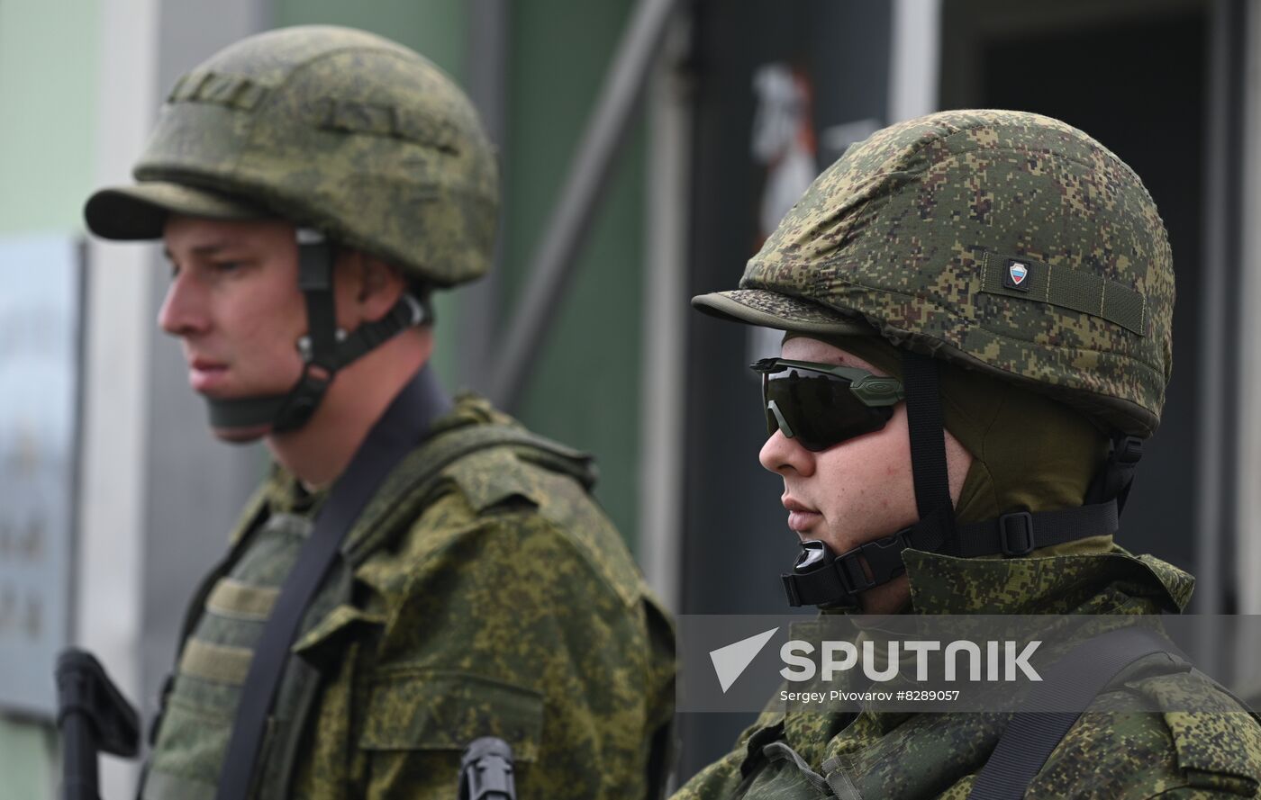 Russia Ukraine Military Operation Partial Mobilisation Training