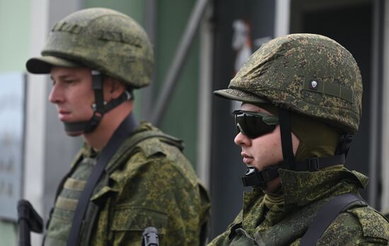 Russia Ukraine Military Operation Partial Mobilisation Training