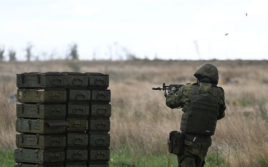 Russia Ukraine Military Operation Partial Mobilisation Training