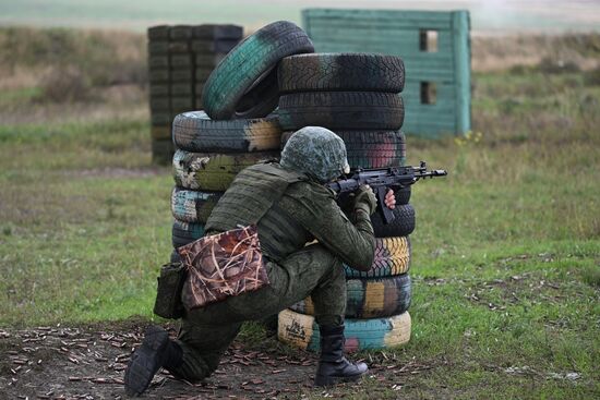 Russia Ukraine Military Operation Partial Mobilisation Training