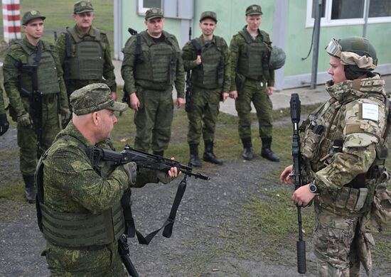 Russia Ukraine Military Operation Partial Mobilisation Training
