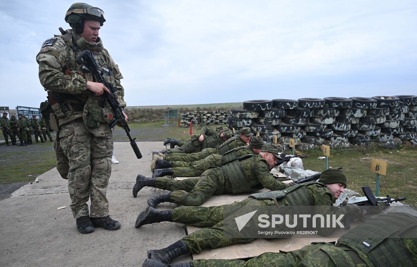 Russia Ukraine Military Operation Partial Mobilisation Training