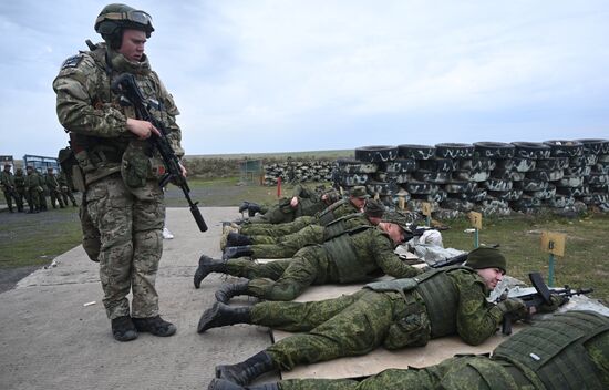 Russia Ukraine Military Operation Partial Mobilisation Training